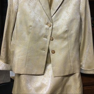 Gold 2 piece suit